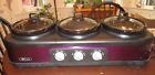Yde-1110a Bella Triple Buffet Slow Cooker Server Model