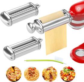 Zacme 445036198155 Pasta Maker Attachment Set For All Kitchenaid Stand Mixer Included Sheet R