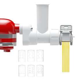 Zacme 797427998385 Pasta Maker Attachment For Kitchenaid Stand Mixer With 6 Interchangeable