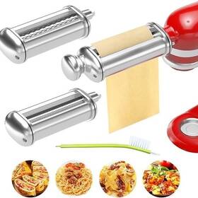 Kps-a01 Zacme Pasta Maker Attachment Set For Kitchenaid 3 In 1 Open Box Unused