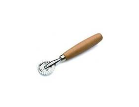 1087 Zaseves Pasta Cutter Wood Handle Multicolor