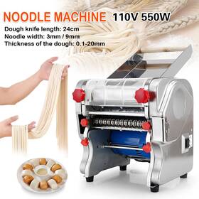 Zxmt Bf-bi-rss-240c 110v Noodle Machine Stainless Steel Electric Pasta Press Maker Commercial Home