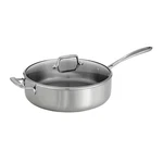 Tramontina 6 Quart Stainless Steel Tri Ply Clad Saute Fry Pan With Lid. Fixed Price $105.90.
