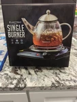 Ovente 6" Electric Single Coil Burner Cook Top Portable Hot Plate Black Camping. Fixed Price $17.00.
