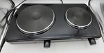 Toastmaster Eclipse Model 6432 Pre-owned Double Burner Hot Plate. Fixed Price $22.00.