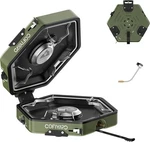 Propane 2-BURNER Camping Stove With Carrying Bag And Gas Pressure Regulato. Fixed Price $159.72.