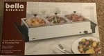 Bella Kitchen Electric Triple Buffet Server And Warming Tray Stainless Steel. Fixed Price $40.00.