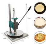 Household Stainless Steel Manual Pizza Dough Pastry Press Machine 14 Inch (36CM). Fixed Price $707.00.