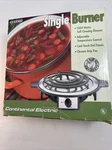 Continental Electric Single Burner 1000 Watts 2004. Fixed Price $14.25.