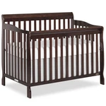Convertible Crib 5-IN-1 50X36X44 I36 Espresso Dream Me Ashton Gold. Fixed Price $369.99.