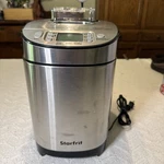 Starfrit Electric Bread Maker 2LB Loafs Non-stick Removable Pan Stainless. Fixed Price $65.00.