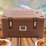 Insulated Food Pan Carrier Boxes For Catering Warmer 30L/7.93GAL Brown. Fixed Price $134.58.