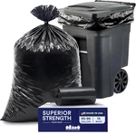 Plasticplace 95-96 Gallon Heavy Duty Black Trash Bags Contractor Grade,. Fixed Price $28.85.