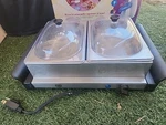 Cuizen CBS-2225 Buffet Server And Warming Tray, 5-QUART. Fixed Price $44.00.