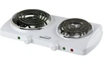 White Brentwood TS-368 Countertop Electric 1500W Double Burner Spiral. Fixed Price $25.00.