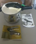 Fagor Rapida Liter Quart Pressure Cooker Gas Electric Vitro Induction Spain. Fixed Price $36.95.