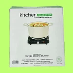 New Hamilton Beach Countertop Single Electric Burner. Fixed Price $19.95.