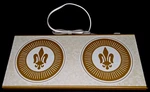 Mid Century Modern Warming Warm-o-tray Model 60F Atlantic Precision 1960S. Fixed Price $41.99.