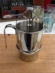 Norpro Pancake Dispenser With Holder 2.5 Cup Stainless Steel Excellent Condition. Fixed Price $22.99.