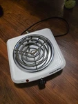 Proctor Silex 34101P Fifth Burner White Electric Camping Travel Kitchen. Fixed Price $15.00.