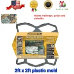 Walkways Maker Country Stone Pattern Concrete Cement Mold 2X2 Ft Patio Sidewalks. Fixed Price $75.00.