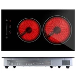 Dual Induction Burners Electric Cooktop 110V Total 1900W Stove Built-in. Fixed Price $103.79.