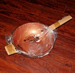 Simply Ming 13 Nonstick Wok Pan W/ Glass Lid Copper Interior Black Exterior. Fixed Price $49.95.