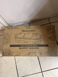 Brand New Sealed Elite Gourmet Buffet Server 3-TRAY 7.5 Qt Triple Stainless. Fixed Price $47.49.