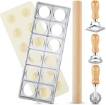 Geetery 5 Pcs Ravioli Mold Set 2 Inch Squares Maker, Wood. Fixed Price $33.38.