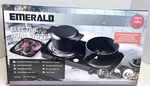New. Double Burner 5.5 In. Black Stainless Steel Hot Plate, Emerald. Fixed Price $20.00.
