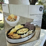 New Ge Heated Party Platter Worming Dish Appetizer Stainless. Fixed Price $79.99.
