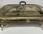 Towle Silversmiths Classic Odlong Casserole Plated Covered Baker. Fixed Price $69.99.