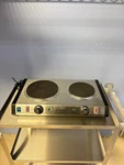 Waring WDB600, Countertop Double Hd Cast Iron Burner Plates, 1800 W, 120V/1PH. Fixed Price $160.00.