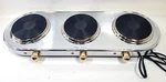 New Cuisine Cookware Inc Command Performance Gold MK-337 Triple Burner Buffet. Fixed Price $62.99.