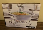 Circleware Kitchen 1.5 Quart Square Covered Casserole Dish With Warming Rack. Fixed Price $24.99.