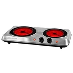 Countertop Electric Double Burner Hot Plate 1700W Infrared Silver BGI102S Ovente. Fixed Price $74.99.