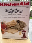 Kitchenaid 3-PIECE Pasta Roller Cutter Stand Mixer Attachment Set. Fixed Price $99.99.