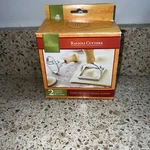 Fox Run Set Of 2 Aluminum Ravioli Stamps With Wood Handle. Fixed Price $19.99.