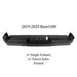 Chrome/primed Steel Rear Bumper For RAM1500 2019-2024 With Single/dual Exhaust. Fixed Price $254.00.