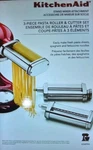 Kitchenaid Ksmpra 3 Pc Pasta Roller & Cutter Stand Mixer Attachment Crispy Mint!. Fixed Price $99.99.