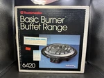 New Toastmaster Basic Burner Buffet Range Model 6420 Old Stock Sealed Box. Fixed Price $29.99.