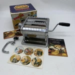Vintage Marcato Ampia 150 Pasta Machine With Clamp & Hand Crank Og Box. Fixed Price $50.00.