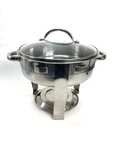 Sunbeam Chafing Dish Stainless Steel Mirror Finish Light Used. Fixed Price $12.99.