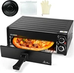 Electric Pizza Oven 12" 1800W Indoor Countertop Cooker W/ Removable Grill. Fixed Price $139.22.