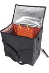 Insulated Heated Delivery Bag - Portable Food Warmer & Collapsible Grocery Box. Fixed Price $69.99.