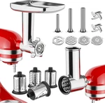Meat Grinder & Stainless Steel Cheese Grater Attachment For Kitchenaid Stand Mix. Fixed Price $134.99.