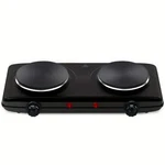Portable Hot Plate Electric Stove Cooktop Double Burner 120V For Cooking. Fixed Price $27.98.