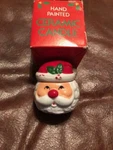Vintage Eton Product Santa Christmas Ceramic Candle Hand Painted. Fixed Price $5.99.