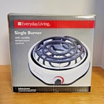 Everyday Living Single Burner W/ Variable Temperature Control 1100 Watts New. Fixed Price $28.95.