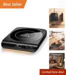 Coffee Mug Warmer With Waterproof Glass Panel And Adjustable Temperatures - 50W. Fixed Price $19.94.